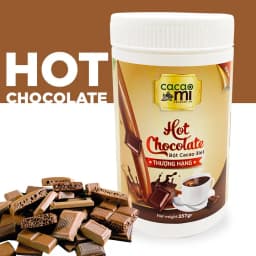 Thumbnail Bột socola Hot Chocolate CacaoMi thức uống sô cô la nóng thơm đậm cacao hộp thượng hạng 357g 2