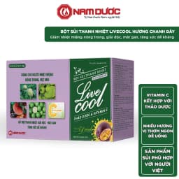 Thumbnail Bột sủi thanh nhiệt Livecool Nam Dược hương chanh dây(10 góix7gr) hỗ trợ giảm nhiệt miệng,nóng trong 2