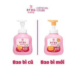 Thumbnail Bọt tắm gội thảo mộc Arau Baby bổ sung thành phần dưỡng ẩm - chai 450ml ( mẫu mới) 2