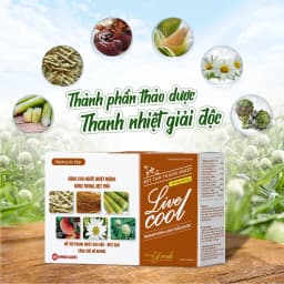 Thumbnail Bột tan thanh nhiệt Livecool Nam Dược không đường hộp 10 gói x7g hỗ trợ giảm nhiệt miệng, nóng trong 4