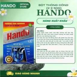 Thumbnail Bột thông cống 100g xuất khẩu Hando 1
