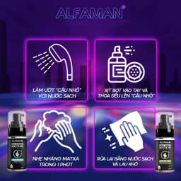 Thumbnail Bọt Vệ Sinh Nam ALFAMAN Intimate Wash For Men Ice Cool Bạc Hà Giúp Làm Sạch, Mát Lạnh, Tạo Bọt Mịn 100ml 4