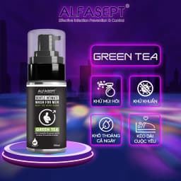 Thumbnail Bọt Vệ Sinh Nam ALFASEPT Intimate Wash Hương Nước Hoa Green Tea Tươi Mát Giúp Ngăn Ngừa Vi Khuẩn, Dưỡng Ẩm 100ml 1