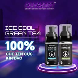 Thumbnail Bọt Vệ Sinh Nam ALFASEPT Intimate Wash Hương Nước Hoa Green Tea Tươi Mát Giúp Ngăn Ngừa Vi Khuẩn, Dưỡng Ẩm 100ml 4