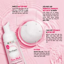 Thumbnail Bọt vệ sinh phụ nữ cao cấp Femfresh - Giúp Dưỡng Ẩm, chống viêm, ngăn ngừa nấm ngứa- 150ml 4