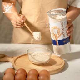 Thumbnail BỘT Yến mạch tươi Organic VUA YẾN MẠCH nguyên chất nhập khẩu Úc nấu cháo ăn dặm, làm bánh 4