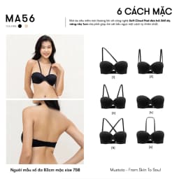 Thumbnail BST Áo Quây Không Dây Bra Nữ Mustoto Mút Mỏng (MA27 MA56) 2