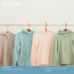 Thumbnail Bubaby - Áo khoác chống nắng có mũ chất liệu sợi tre cao cấp mềm mại cho bé 2