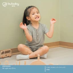 Thumbnail Bubaby - Bộ quần áo ngắn tay hoạ tiết kẻ ngang Siro Bubaby mềm mại cho bé 1