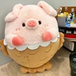 Thumbnail Búp Bê Lợn Cá Hồng Gối Bông Hình Con Heo Cá Chép, Búp Bê Nhồi Bông Dễ Thương, Đồ Chơi Bông Mềm Mại, Quà Tặng Sinh Nhật 2