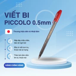 Thumbnail Bút bi nắp Piccolo hộp 12 cây xanh/đen/đỏ - Zebra [Chính hãng] 3