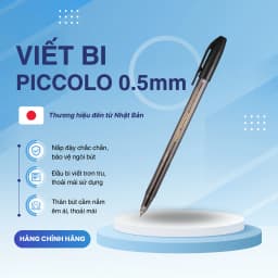 Thumbnail Bút bi nắp Piccolo hộp 12 cây xanh/đen/đỏ - Zebra [Chính hãng] 4