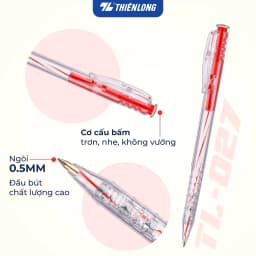 Thumbnail Bút Bi ngòi 0.5mm Thiên Long TL-027 2