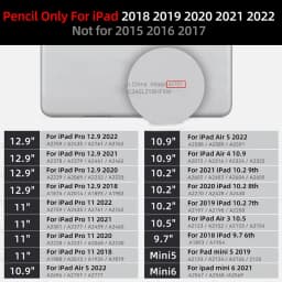 Thumbnail Bút cảm ứng TBTIC thích hợp cho iPad Air 5 10 Pro 12.9 11 4 3 9 8 7 6 Mini 6 5 Gen 2022 2021 2020 2019 2018 2
