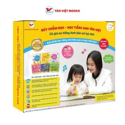 Thumbnail Bút Chấm Đọc - Học Tiếng Anh Tân Việt - Phiên Bản 6 Cuốn Bìa Mềm 1