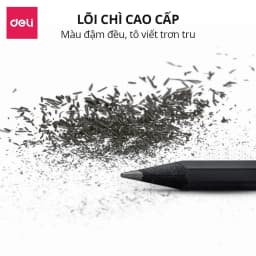 Thumbnail Bút Chì 2B HB Gỗ Nusign Cao Cấp Deli - Chì Đậm Tô Trắc Nghiệm Làm Bài Kiểm Tra Nhạy Với Máy Chấm Thi Học Sinh Văn Phòng 3