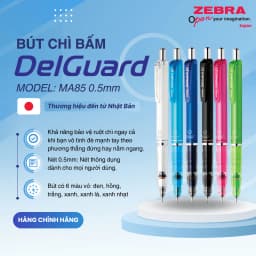 Thumbnail Bút Chì bấm Không Gãy Ruột Zebra Delguard 0.5mm - Zebra Pen  [Chính hãng] 1