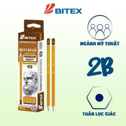 Thumbnail Bút chì Bitex mỹ thuật chuyên dụng 2B / 4B / 6B / 8B 1