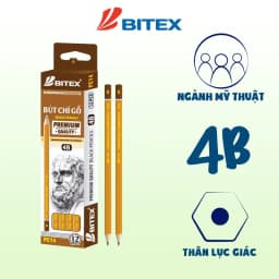 Thumbnail Bút chì Bitex mỹ thuật chuyên dụng 2B / 4B / 6B / 8B 2
