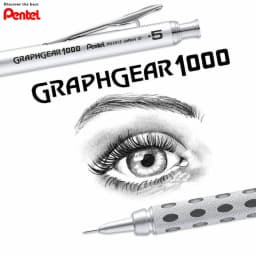 Thumbnail Bút Chì Cơ Khí Pentel Graphgrear 1000 – Thân Kim Loại Inox, Nét Chuẩn Xác – Bút Chì Bấm Ngòi 0.5mm 4