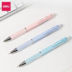 Thumbnail Bút Chì Kim Pastel Deli Ngòi 0.5-0.7mm Đệm Tay Siêu Êm Cao Cấp Kèm Đầu Tẩy  Cải Tiến Cho Học Sinh Dân Văn Phòng Tiện Lợi 4
