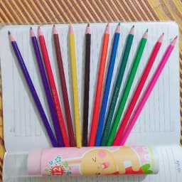 Thumbnail Bút chì tô màu (ống 12 màu nắp kèm chuốt) viết chì màu 1