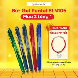 Thumbnail Bút Gel Bấm Pentel BLN105 – Nét Mượt, Nhanh Khô, Ngòi 0.5mm – Bút Bi Nước Nhiều Màu Cho Học Sinh 1