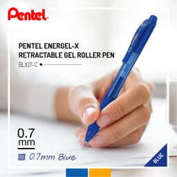 Thumbnail Bút Gel Bấm Pentel BLN105 – Nét Mượt, Nhanh Khô, Ngòi 0.5mm – Bút Bi Nước Nhiều Màu Cho Học Sinh 4