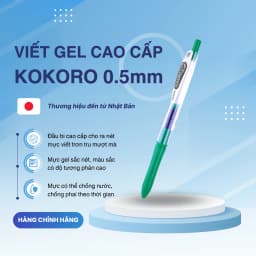 Thumbnail Bút Gel Kokoro Zebra Pen 0.5mm - Zebra [Chính hãng] 4