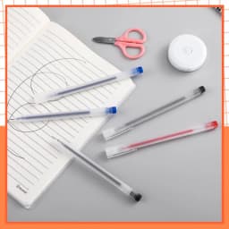 Thumbnail Bút Gel Nước Mực Đen Xanh Đỏ Khô Nhanh Ngòi 0.5mm 3