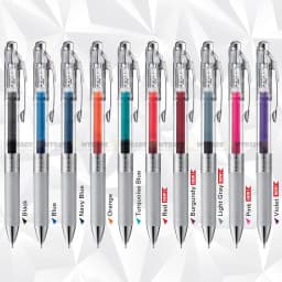 Thumbnail Bút Gel Pentel Energel Infree BLN75TL 0.5mm 10 Màu Vỏ Trong 3