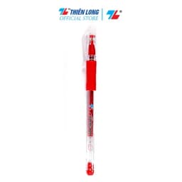 Thumbnail Bút Gel Thiên Long GEL-08 ngòi 0.5mm mực xanh/đỏ/đen/tím có nắp đậy, đệm cầm tay phù hợp cho học sinh 4
