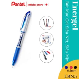 Thumbnail Bút Ký Nhật Bản Mực Gel Nhanh Khô Pentel Energel BLN55 Ngòi 0.5mm Nét Mảnh Siêu Mượt Không Đứt Nét 4