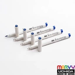 Thumbnail Bút Line Màu Đi Nét Chuyên Nghiệp Marvy Uchida 4600 3
