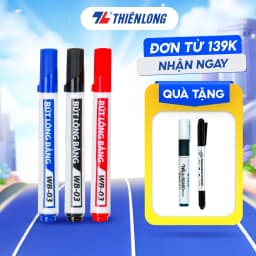 Thumbnail Bút lông bảng xóa được Thiên Long WB-03 nét 2.5mm mực xanh đỏ đen không độc hại bơm mực dễ dàng 1