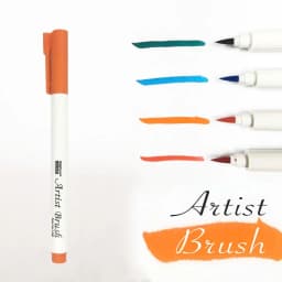 Thumbnail Bút lông đầu cọ mềm Marvy Uchida 1100 ( Tone Xanh-xanh lá ) 1
