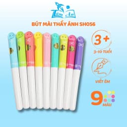 Thumbnail Bút máy ngòi mài Ánh Dương, bút mài thầy ánh SH056 mặt cười ngòi kim tinh êm trơn 1