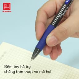Thumbnail Bút Semi Gel 0.7mm nét viết êm trơn, nét mực liên tục, Hồng Hà (2600) 3