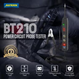 Thumbnail Bút thử điện AUTOOL BT210 phân cực chuyên dụng dành cho xe hơi xe máy 2