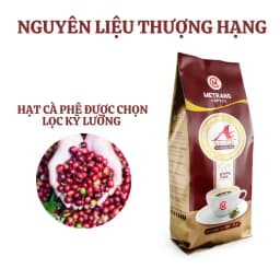 Thumbnail Cà phê Arabica (A) cafe rang mộc nguyên chất - Mê Trang, túi 500g hạt rang Cà phê 4