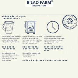 Thumbnail Cà phê COLD BREW túi lọc B'Lao Farm cà phê  Arabica nguyên chất - cafe túi lọc ủ lạnh, chua thanh, đắng nhẹ, thơm ngọt 1