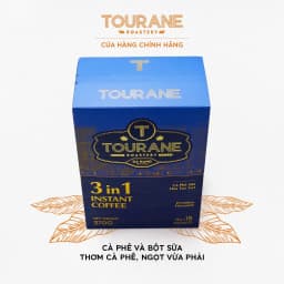 Thumbnail Cà Phê Hòa Tan 3in1 Cà Phê Tourane Hạt Cà Phê Hảo Hạng Đậm Vị Sữa Sánh Mịn (Hộp 15 gói x 18G) 2