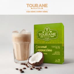 Thumbnail Cà Phê Hòa Tan Cappuccino Dừa (Hộp 15 gói x 18G) 4