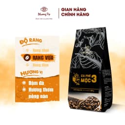 Thumbnail Cà Phê Nguyên Chất Mộc 3 500g vị đậm đà, hương thơm nồng nàn, Phương Vy Coffee 2