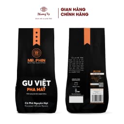 Thumbnail Cà Phê Nguyên Chất Mr. Phin Gu Việt Pha Máy 500g đậm vừa, béo nhẹ, hậu cân bằng, Phương Vy Coffee 2
