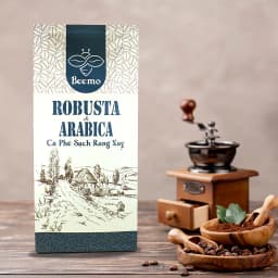 Thumbnail Cà phê nguyên chất Robusta phối Arabica Beemo 3