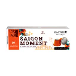 Thumbnail Cà Phê Viên Nén NHỎ Delipresso Capsules phù hợp máy Nespresso hộp 10 viên x 6g tiện lợi, Phương Vy Coffee 2