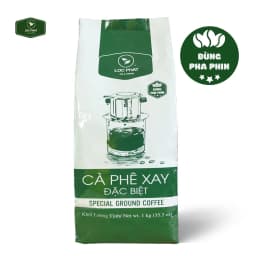 Thumbnail CÀ PHÊ XAY ĐẶC BIỆT LỘC PHÁT - PHA PHIN - 1KG - NGUYÊN LIỆU DÙNG PHA CHẾ ĐỒ UỐNG (Trà Lộc Phát) 1