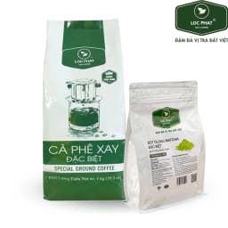 Thumbnail CÀ PHÊ XAY ĐẶC BIỆT LỘC PHÁT - PHA PHIN - 1KG - NGUYÊN LIỆU DÙNG PHA CHẾ ĐỒ UỐNG (Trà Lộc Phát) 3