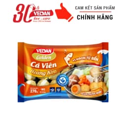 Thumbnail Cá Viên Hoàng Kim Nhân Trứng Muối VEDAN Golden 2